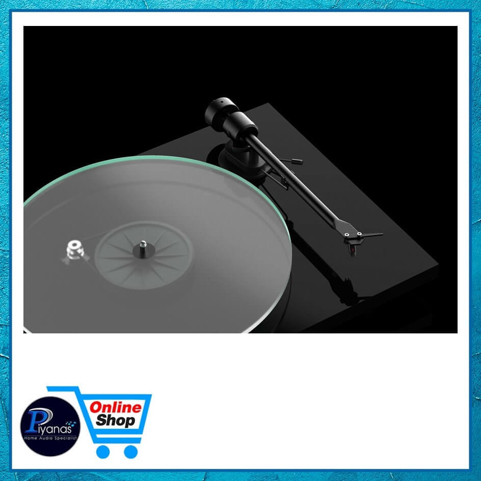 เครื่องเล่นแผ่นเสียง PROJECT:T-1 BLUETOOTH (พร้อมหัวเข็ม ORTOFON รุ่น OM5E) (สีดำเงา)